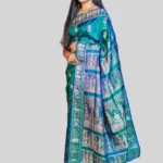 peacock-green-baluchari-saree-image